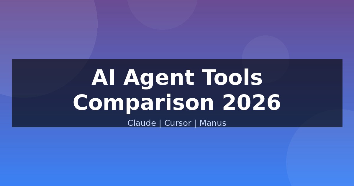 AI Agent工具对比